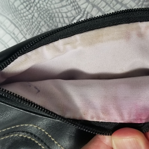 COACH VINTAGE WRISTLET BLACK LEATHER - Picture 7 of 8